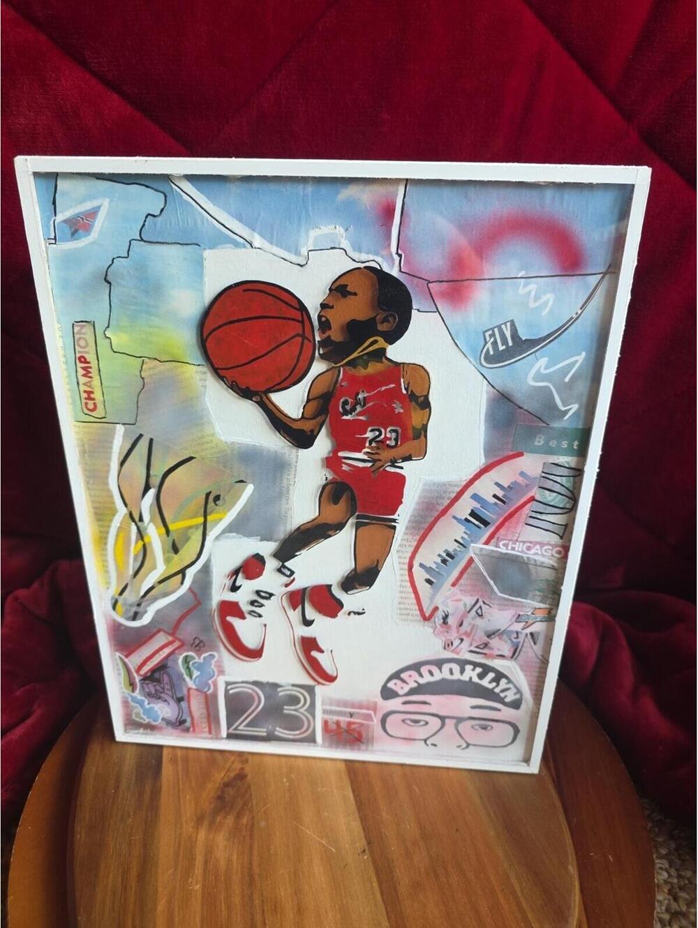 Michael Joran COLLAGE Hanging Picture Art  11x14  Spike Lee Original 2019